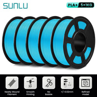 Sunlu PLA Plus 1.75mm 5Kg Colorful Filament for Vivid 3D Printing and Strong, Smooth Output PLA PLUS Sky Blue United States