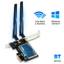 FENVI FV-AC1200 PCIe WiFi Card - 1200Mbps Dual Band 2.4GHz/5GHz, Easy Install for Gaming & Streaming United States