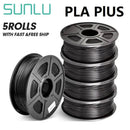 Sunlu PLA Plus 1.75mm 5Kg Colorful Filament for Vivid 3D Printing and Strong, Smooth Output PLA PLUS Black United States