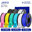 JAYO PETG Filament 1.75mm - 9 Rolls for Fast, Reliable 3D Printing with Matte Finish BK2WTGYPKYLMGSBBL United States