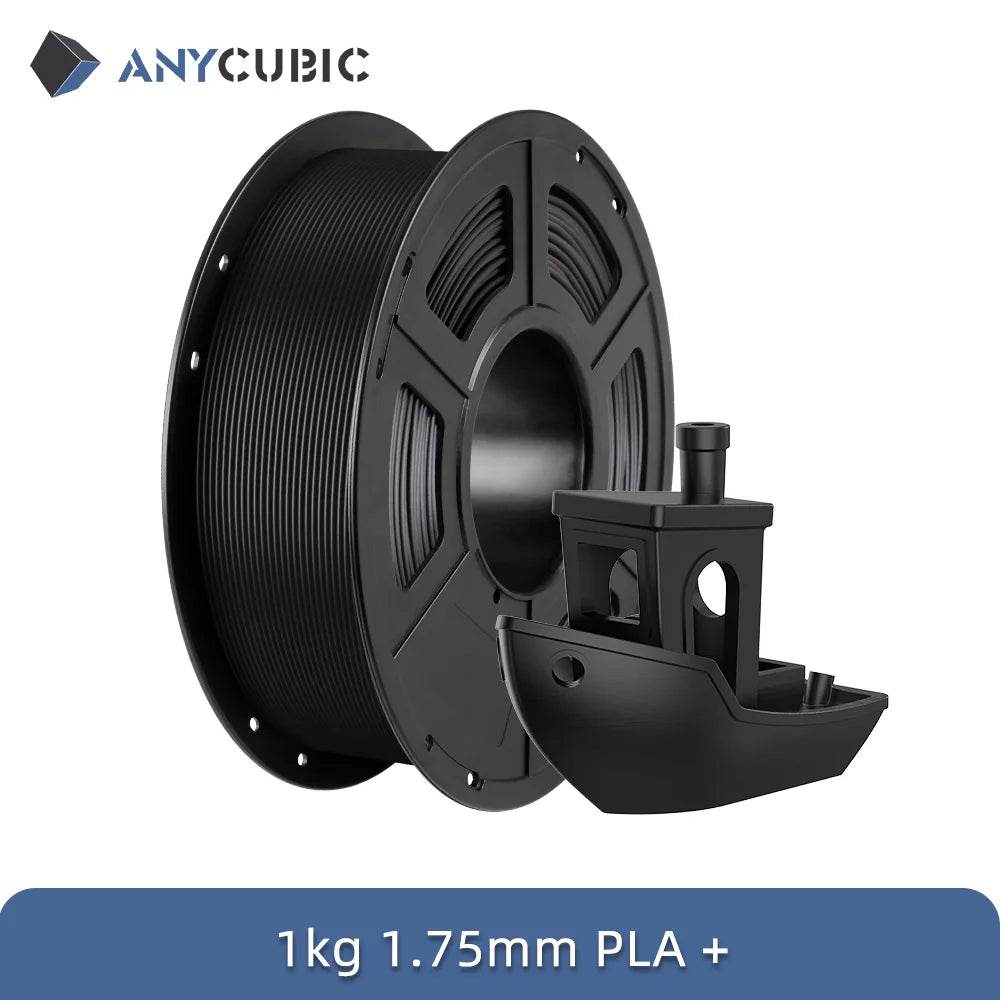 Anycubic PLA Plus 1.75mm 5Kg Natural Filament for Kobra S1C - Precision 3D Printing Material Black 5kg United States