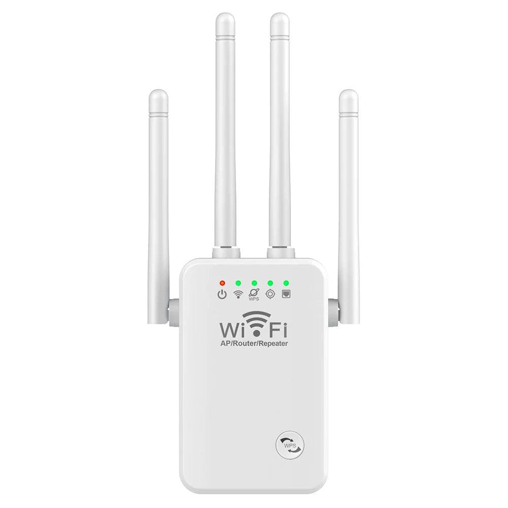 ALLOYSEED 2.4 GHz Long Range WiFi Extender with 4 Antennas & Ethernet Port, Easy Setup United States