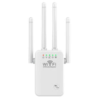 ALLOYSEED 2.4 GHz Long Range WiFi Extender with 4 Antennas & Ethernet Port, Easy Setup United States