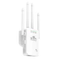 ALLOYSEED 2.4 GHz Long Range WiFi Extender with 4 Antennas & Ethernet Port, Easy Setup