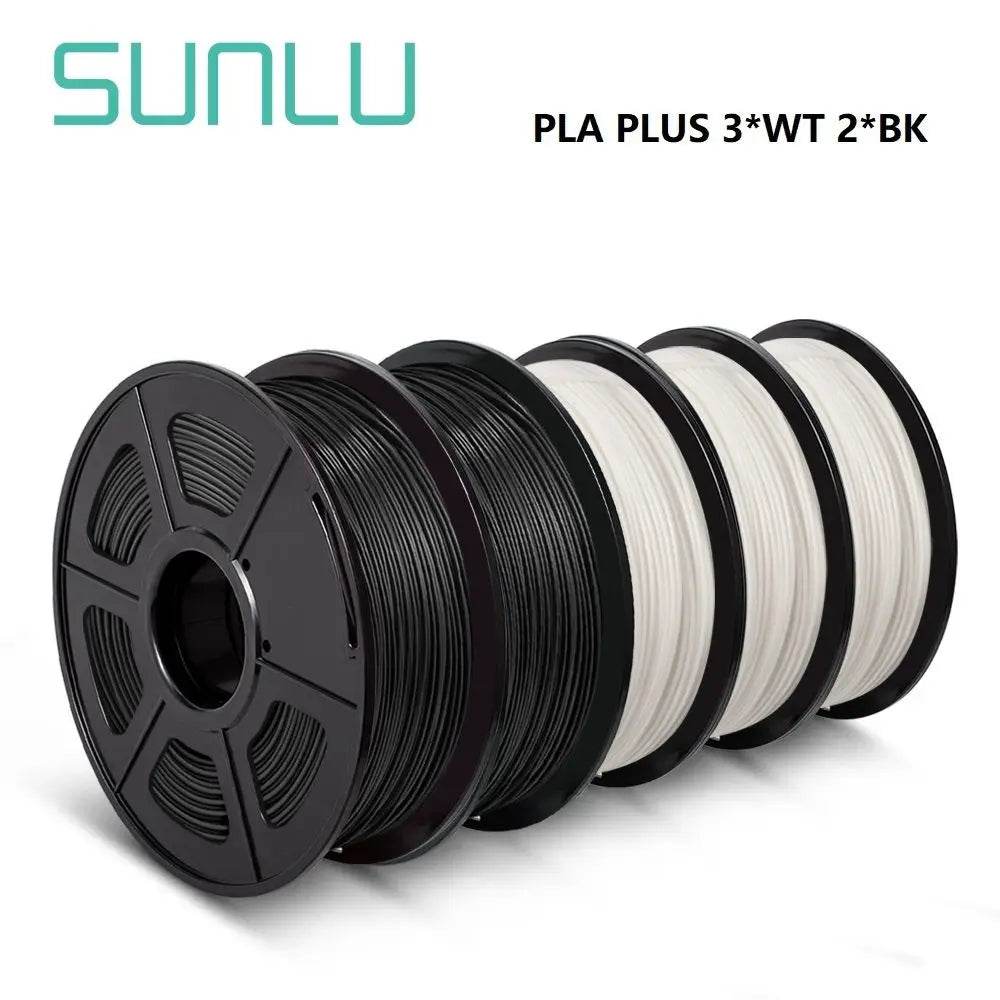Sunlu PLA Plus 1.75mm 5Kg Colorful Filament for Vivid 3D Printing and Strong, Smooth Output PLA PLUS 2BK3WT United States