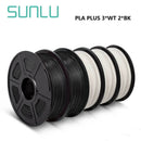 Sunlu PLA Plus 1.75mm 5Kg Colorful Filament for Vivid 3D Printing and Strong, Smooth Output PLA PLUS 2BK3WT United States