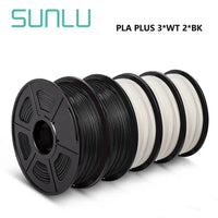 Sunlu PLA Plus 1.75mm 5Kg Colorful Filament for Vivid 3D Printing and Strong, Smooth Output PLA PLUS 2BK3WT United States