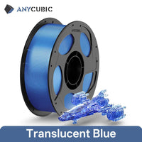 ANYCUBIC PETG-PLA 1.75mm Clear Multicolor Filament for Kobra 3 S1C - Vibrant, Strong Prints Clear-blue United States