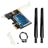 FENVI FV-AC1200 PCIe WiFi Card - 1200Mbps Dual Band 2.4GHz/5GHz, Easy Install for Gaming & Streaming