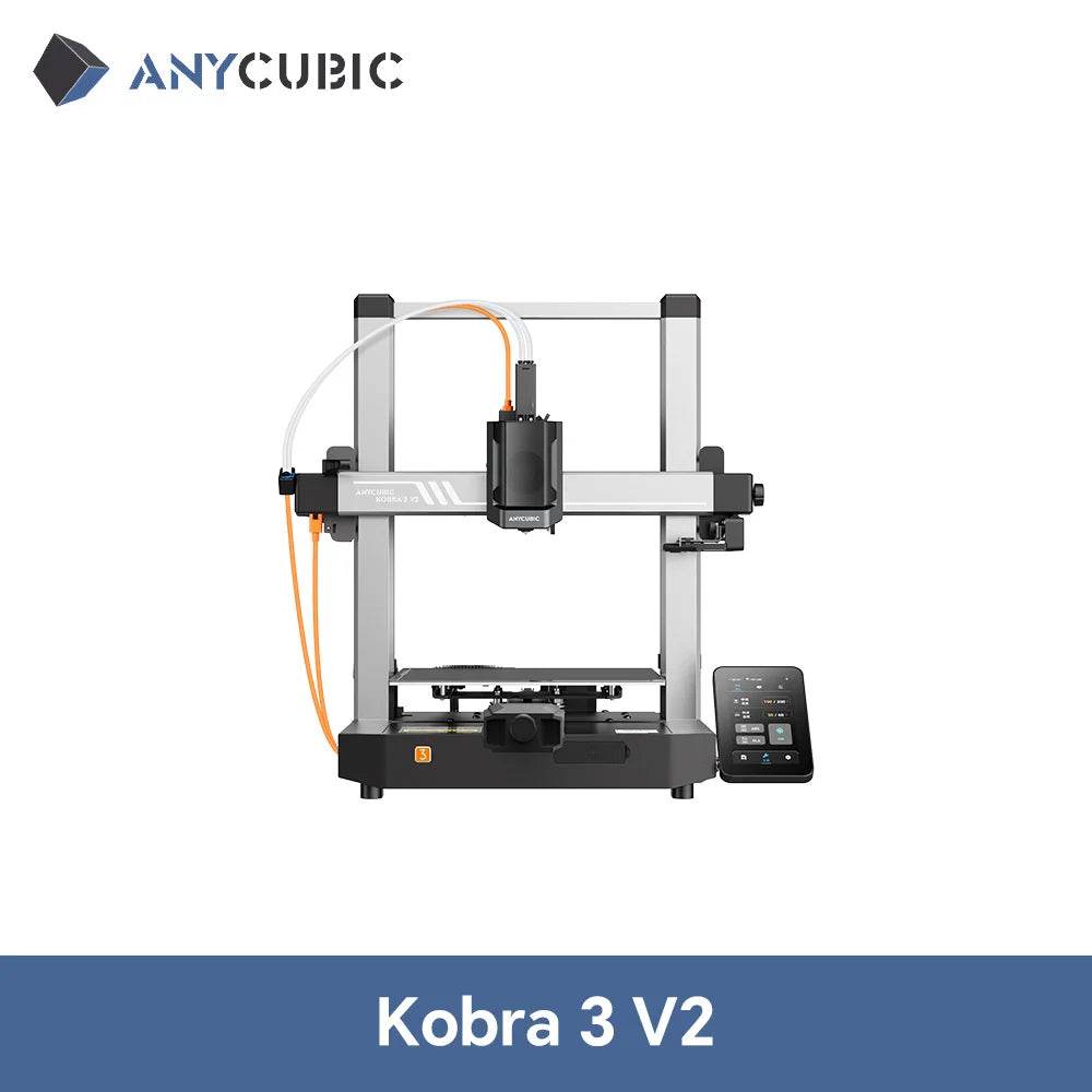 Anycubic Kobra 3 V2 3D Printer: 600Mm/S Fast Printing, 8 Vibrant Colors, APP Control, ACE Pro Filament Drying K3 V2