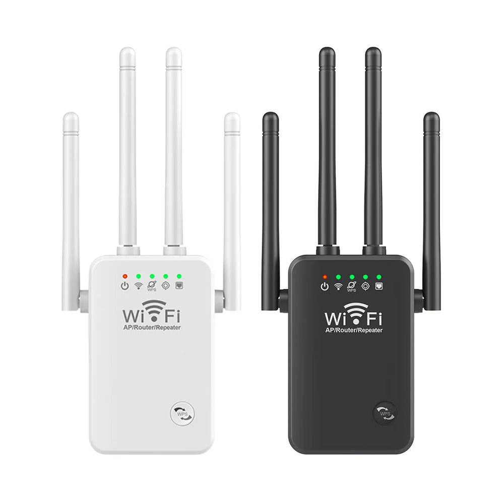 ALLOYSEED 2.4 GHz Long Range WiFi Extender with 4 Antennas & Ethernet Port, Easy Setup