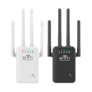 ALLOYSEED 2.4 GHz Long Range WiFi Extender with 4 Antennas & Ethernet Port, Easy Setup