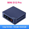 Beelink Mini S12 Pro PC | Intel N100 | 16GB RAM | 500GB Storage | Compact Desktop Solution N100 16G500G United States