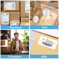 TakeYou SwiftLabel Portable 4x6 Thermal Printer 300DPI - WiFi & USB with Ink-Free Technology