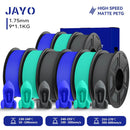JAYO PETG Filament 1.75mm - 9 Rolls for Fast, Reliable 3D Printing with Matte Finish 3BL3MG3GY United States