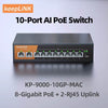 KeepLiNK 10-Port Gigabit Ethernet Switch with 8 PoE Ports & 2 Uplink RJ45 Ports - Unmanaged & Plug-and-Play 10 Port Switch United States
