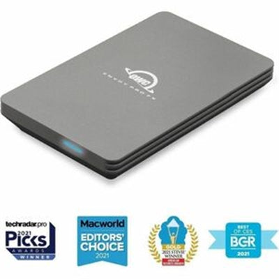 OWC 1TB Envoy Pro FX SSD - Thunderbolt & USB-C, 2800MB/s, IP67 Waterproof, Aluminum, 3-Year Warranty