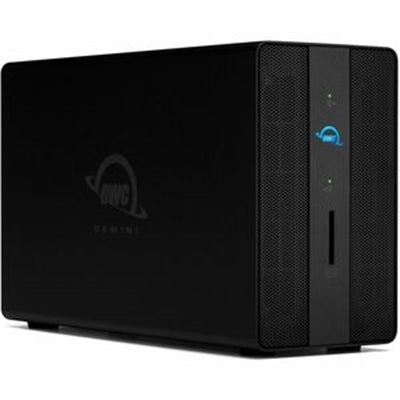 OWC 12TB Gemini Ultra X6 External Storage - 2381MB/s, NVMe SoftRAID, Thunderbolt & USB-A