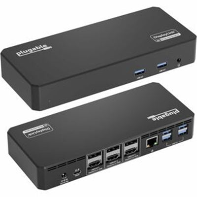 12-in-1 USB C Triple Monitor Docking Station, Triple 4K Displays, 100W PD, 6 USB Ports & Ethernet