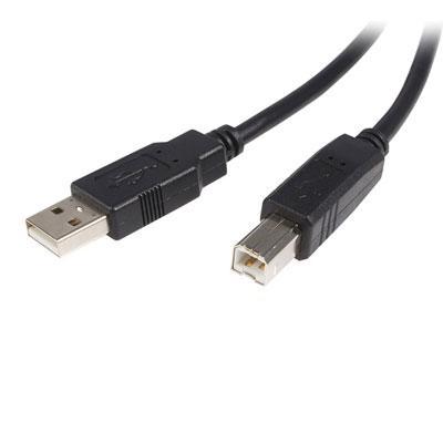 15Ft USB A to B Cable for High Speed Data Transfer with Printers and Scanners