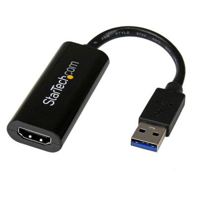 Slim USB 3.0 to HDMI Multi-Monitor Adapter for Ultrabooks and Laptops - High-Performance Connectivity