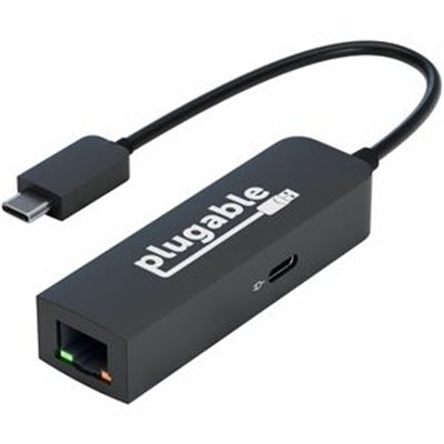 Plugable USB-C 2.5GbE Ethernet Adapter with 100W Power Delivery for Mac, Windows, and More