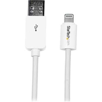 2M Apple MFi Certified Lightning to USB Cable - Charge & Sync for iPhone, iPad, iPod Devices in White