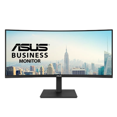 ASUS 34" Curved USB-C Docking Monitor VA34VCPSR - WQHD 3440x1440, 1500R Curvature, Eye Care