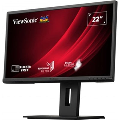 Viewsonic 22" Full HD Ergonomic Monitor with 40-Degree Tilt, HDMI, DP & VGA Connectivity