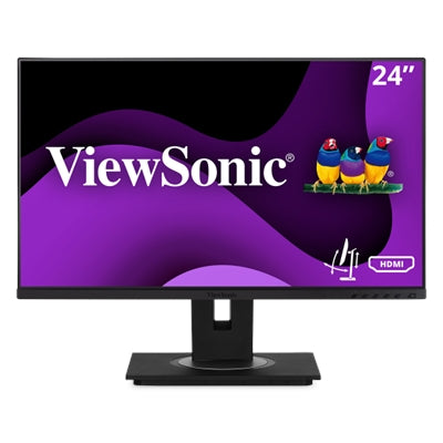 Viewsonic 24" Ergonomic 1080p IPS Monitor with 40-Degree Tilt, HDMI, DP, VGA Connectivity