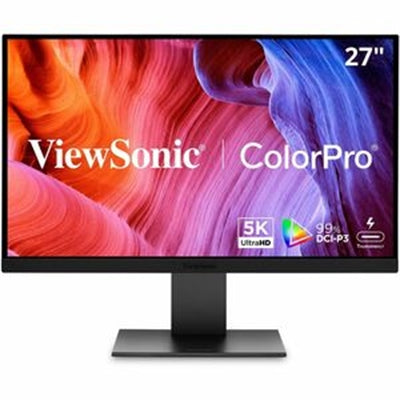 Viewsonic 27" ColorPro 5K IPS Monitor with Thunderbolt 4, USB-C, DCI-P3 Color Gamut
