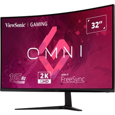 Viewsonic 32" Curved Gaming Monitor - 165Hz QHD, 1ms Response Time, FreeSync Premium