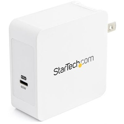 60W USB-C Wall Charger - Fast Charging Power Delivery for MacBook Pro, Dell XPS, and More