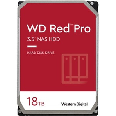 WD Red Pro 18TB 3.5" HDD for NAS - High-Performance Storage for Medium to Large Businesses