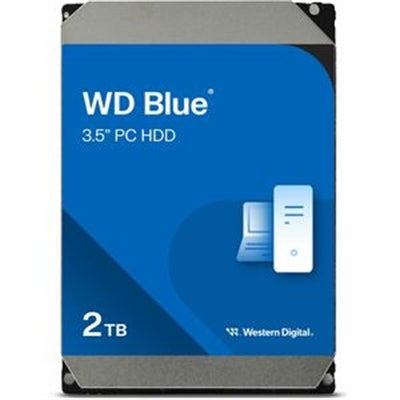 WD Blue 2TB 3.5" Internal SATA Hard Drive - High Capacity, Reliable Performance for Gaming & Storage