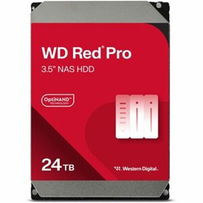 WD Red Pro 24TB NAS Internal HDD - 3.5" SATA CMR for Enhanced Data Storage Solutions