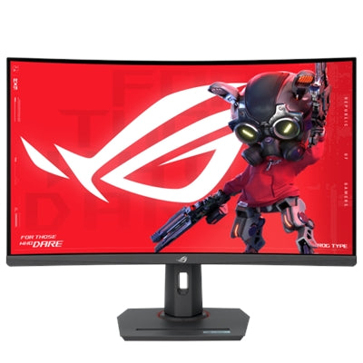 ASUS ROG Strix 32" Curved HDR Gaming Monitor - QHD 1440P, 180Hz, 1ms, USB-C, FreeSync, AI Gaming