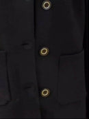 Full Size Button-Front Raglan Sleeve Coat Plus Size - Store 42