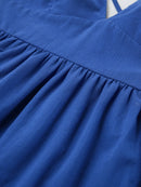 V-Neck Tiered Maxi Cami Dress