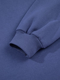 Fleece Lined Adjustable Drawstring Oversize Tunic Hoodie