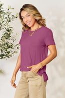 Basic Bae Full Size Round Neck Short Sleeve T-Shirt Plus Size
