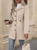 Button Up Long Sleeve Coat