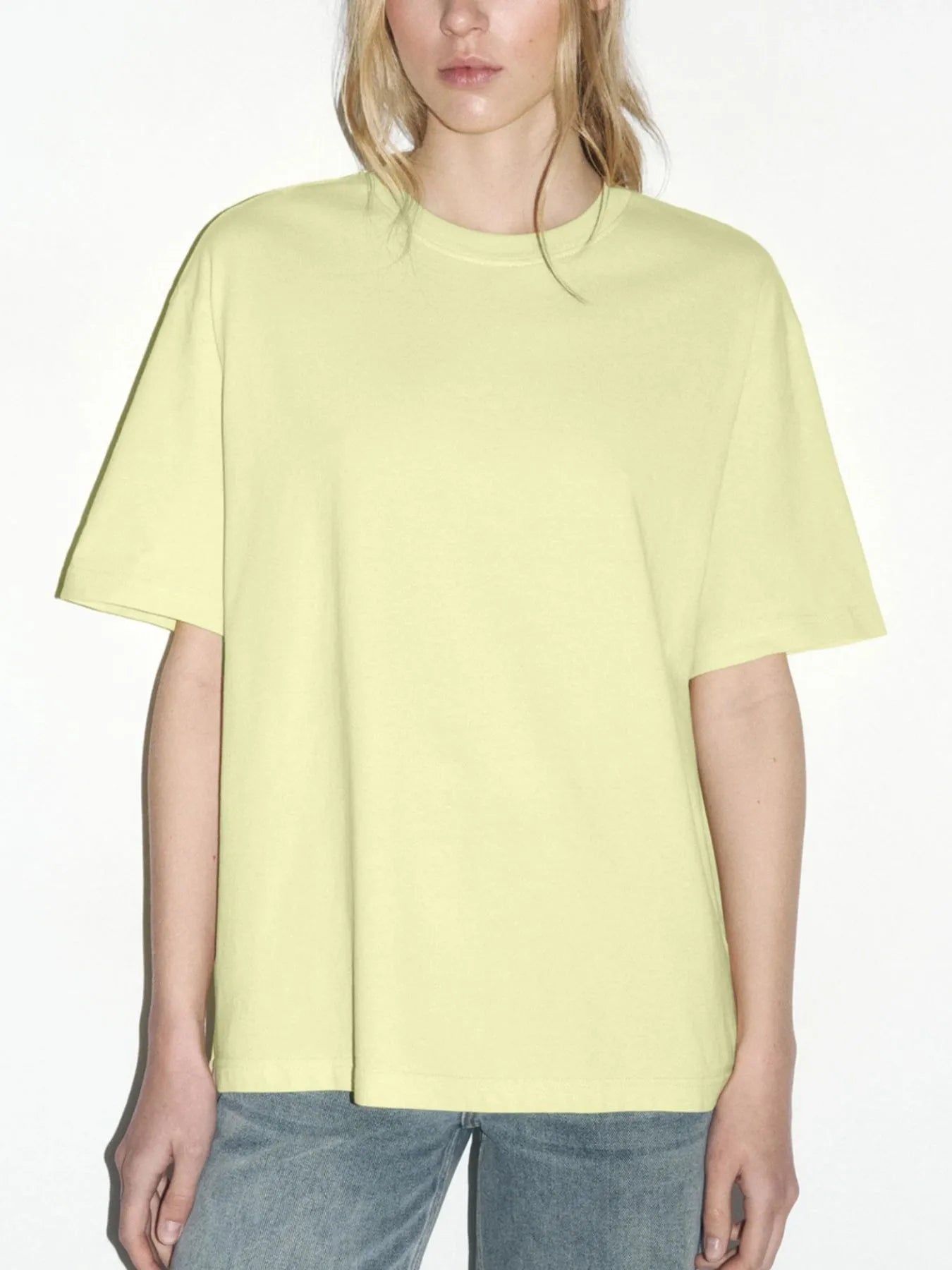 Plus Size Oversized Round Neck Short Sleeve T-Shirt