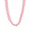 Colorful Resin Heart Necklace Blush Pink One Size