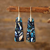 Elegant Copper Natural Stone Earrings - 1 Pair 18K Gold-Plated & Platinum-Plated Design - Store 42