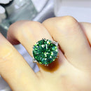10 Carat Moissanite Ring in 925 Sterling Silver with Matching Box and Certificate - Store 42