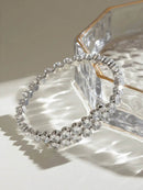 Elegant 18K Gold-Plated Stainless Steel Bracelet With Zircon Inlay – Unique Gift Idea - Store 42