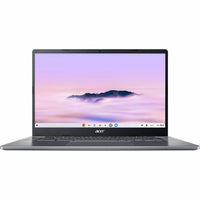 Acer Chromebook Plus 515 - 15.6" Touchscreen, Intel Core i3, 8GB RAM, 256GB SSD, Steel Gray