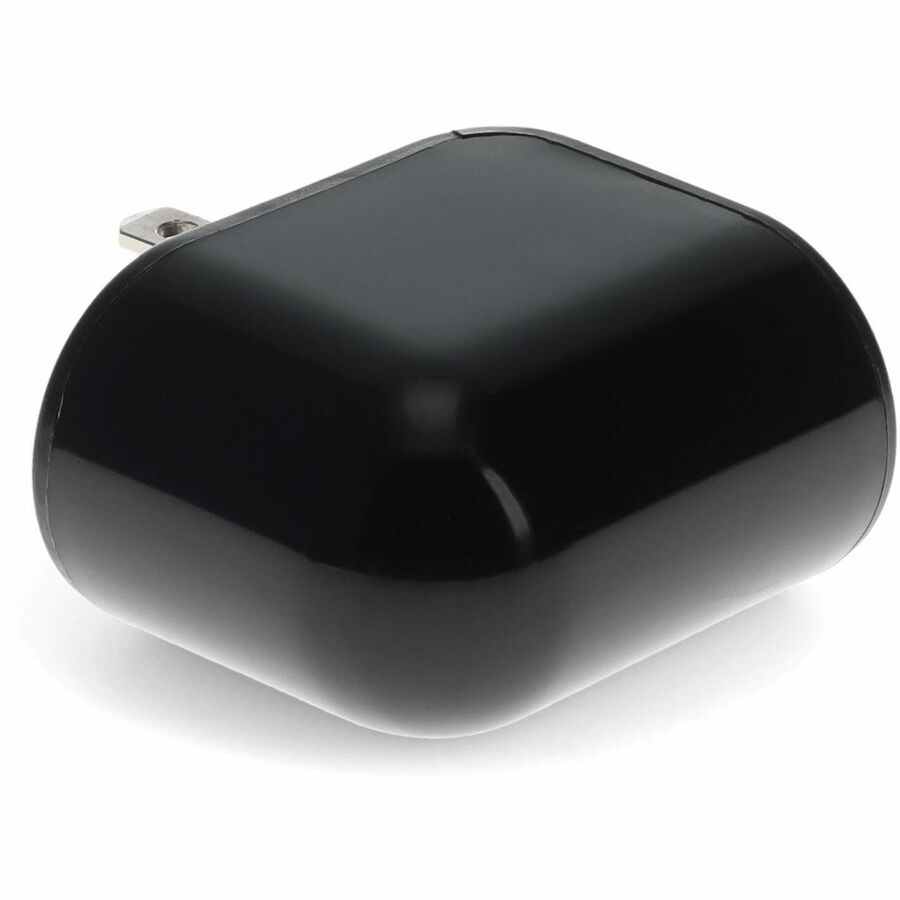 AddOn 5V 2.4A Fast Charging USB-A Wall Charger - Compact Black Design for US Outlets