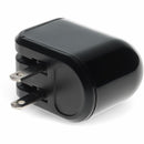 AddOn 5V 2.4A Fast Charging USB-A Wall Charger - Compact Black Design for US Outlets